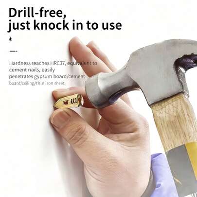 20pcs/40pcs New Embedded Drywall Expansion Screws, Convenient Insert-Type Drywall Expansion Anchors, Fiber Cement Board Expansion Screws, Fastening Hardware Steel Screws, Drywall Screws