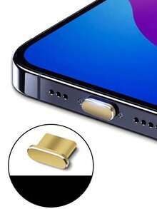 Type-C Charging Port Dust Plug, Shiny Design, Phone Accessories, Dust-Proof Cover, Durable, Prevents Dust From Entering Charging Port, Suitable For Various Phone Models, Ideal Gift For Family, Friends, Colleagues, Students, Teachers And Loved Ones - Multicolor - View 9