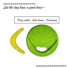 Perro训练圆盘 - 柔软的天然橡胶材质，对狗狗的口腔非常友好 - 呵护牙齿，非常适合抛接游戏。材质柔软，方便携带，适合散步时使用。不适合作为咀嚼玩具。 - 彩色 - 查看 8