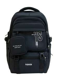 Unisex Nylon Zipper Backpack, Large Capacity Multi-Function Backpack, Suitable For Various Occasions And Daily Use - 9022 - View 16