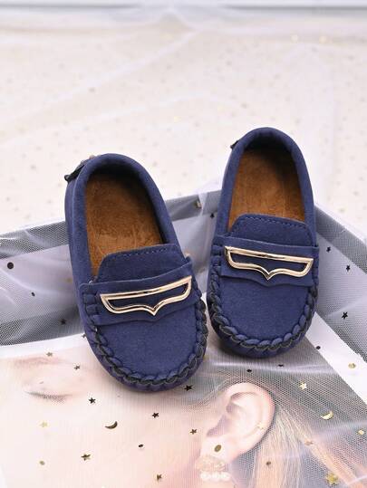 Fashionable New Kids Flat Shoes, Casual Loafers, School Style Non-Slip Soft Sole Running Shoes, Outdoor Sports Sneakers