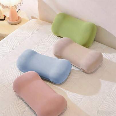 Portable Travel Pillow Memory Foam Pillow Camping Pillow Cervical Pillow Lumbar Pillow Car Camping Pillow Phone Pillow Tummy Pillow Multifunctional Small Pillow