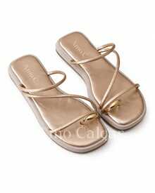 Women's Padded Flip Flops With Pink Toe Elegant Cloud Women's Flat Shoes Outdoor Home Summer - 乾枯玫瑰色 - 查看 2