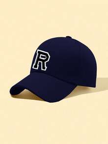 1pc Kids 26 Letters Truck Driver Cap, Fashionable Casual Baseball Cap For Boys And Girls, Essential For Back To School, Suitable For Spring/Autumn, Daily Wear, Travel, Beach, Fishing And Other Occasions - Navy Blue - View 8