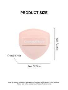 Charlotte Tilbury Cushion Puff, Powder Puff, Makeup Sponge, Heart Shape, Heart Shaped, Soft Sponge, Makeup Tool - Pink - View 7
