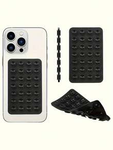 2PCS Double-Sided Silicone Suction Cup Phone Holder - No Hands Needed, Strong Grip For Selfies And Videos - Durable, Easy To Use - Compatible With IPhone And Android - Suitable For Use In Cars And Homes - Gift Item, Car Accessory | Modern Phone Holder | Durable Silicone Material - Multicolor - View 2