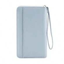 Anti-Theft Zipper Passport Holder, Multi-Functional Ticket And Passport Holder, Women's Wallet, Travel Document Storage Bag - Multicolor - View 12