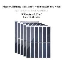 WalDecoo 1/5/10/20 PCS Peel And Stick Tiles - Waterproof Self-Adhesive Wall Panels DIY Removable Backsplash For Kitchen Bathroom Party - Multicolor - View 31