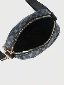 Mini sac de poitrine, sac à dos mode homme en tissu Oxford, sac bandoulière style coréen casual imperméable, sac à dos imperméable, sac banane porte-téléphone, sac de travail, sac de travail - Noir - Voir 11