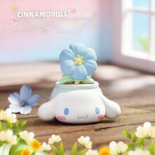 SANRIO 三丽鸥卡通人物花盆系列，可爱桌面摆件，可收藏的美乐蒂和酷洛米迷你多肉植物盆栽，独特家居装饰，可爱办公用品，创意礼品，汽车装饰 | 室内花盆 - 彩色 - 查看 3