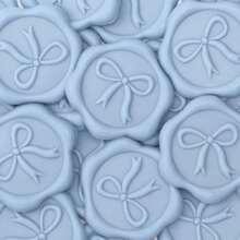 10/25pcs Rose Or Heart Shaped Wax Seal Stickers, Self-Adhesive Envelope Seals Suitable For Weddings, Parties And Birthdays - Multicolor - View 5