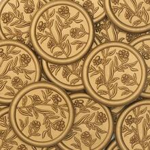 10/25pcs Rose Or Heart Shaped Wax Seal Stickers, Self-Adhesive Envelope Seals Suitable For Weddings, Parties And Birthdays - Multicolor - View 27