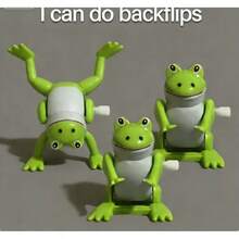 1pc Spring Frog - A Small Frog That Can Backflip. Hanging Small Animal - A Relaxing Stress Relief Toy. - Multicolor - View 2