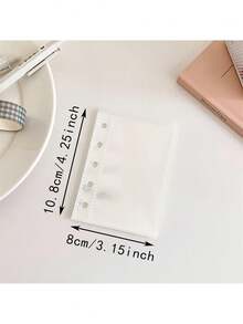 极简主义五孔活页相册，3英寸即时成像胶片收纳册，卡片夹，日记本 - 彩色 - 查看 4