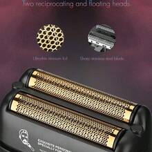 Afeitadora de barba profesional Wmark Beard Trimmer 9000 RPM con pantalla digital, afeitadora eléctrica de alta potencia para hombres con máquina de afeitar recíproca NG-7982 - Multicolor - Ver 4