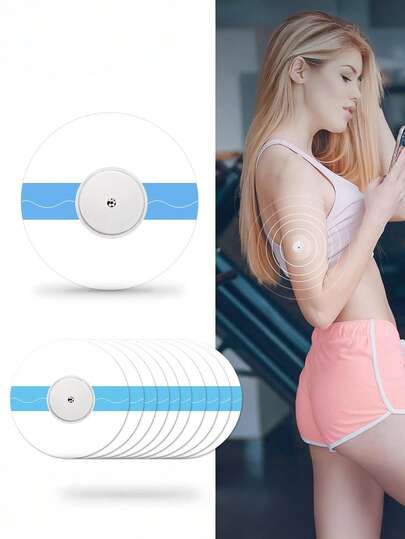1/10pcs Libre2/3 Sensor Patch, Waterproof Sweatproof Adhesive Patch For Freestyle Continuous Glucose Monitor, 15-Day Breathable Non-Latex Hypoallergenic Clear Film (Sensor Not Included)