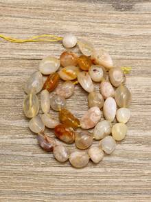 12-Colour Natural Stone Crystal Irregular Jewellery Making Beads -8*10mm Amethyst&Green Aventurine Spacer Beads Suitable For DIY Jewellery, Bracelet And Necklace Crafting Supplies - Multicolor - View 25