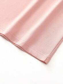 Men's Loose Casual T-Shirt - Hawaii Beach Fashion Short Sleeve Top - Pink - View 4