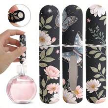 1pc Perfume Packaging Bottle With Flowers And Butterfly Pattern On The Bottom, Reusable Delicate Water Mist Spray Bottle, Travel Perfume Spray Bottle, Multiple Patterns To Choose From, Birthday Gifts For Family And Friends, Holiday Gifts, Suitable For Travel Portable 5ml - X-AYPK-06 - 查看 12