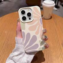 1pc TPU Material Spring Soft Marshmallow Flower Pattern Phone Case Compatible With IPhone 17 Pro Max/17/16 Pro Max/15/13/12/11, S20 FE/A15/S24/A55, Compatible With Redmi Note 11/Note 12/Note 13 Pro, Full Coverage Anti-Drop Soft Protective Phone Cover - White - View 4