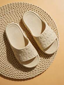 2026新款动物图案EVA材质防臭防粪便家居拖鞋，防滑舒适凉拖鞋 - 杏色 - 查看 2