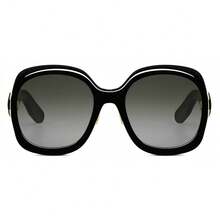 Dior 女士超大太阳镜 黑色镜框镜片 夏季时尚眼镜 - 黑色 - 查看 3