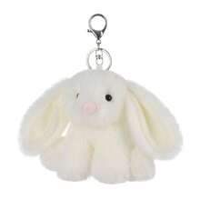 Lamb White Bunny Cute Keychain, Soft Stuffed Plush Keychain Toys For Kids Backpack, Purse, 6 Inches - B0F1SZYV74 - 查看 4