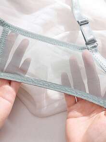 Women's Green Full Coverage Bra, Thin Fabric, Lift And Enhance Bust, Anti-Sagging, Ultra-Thin Underwire Bra - Mint Green - View 4