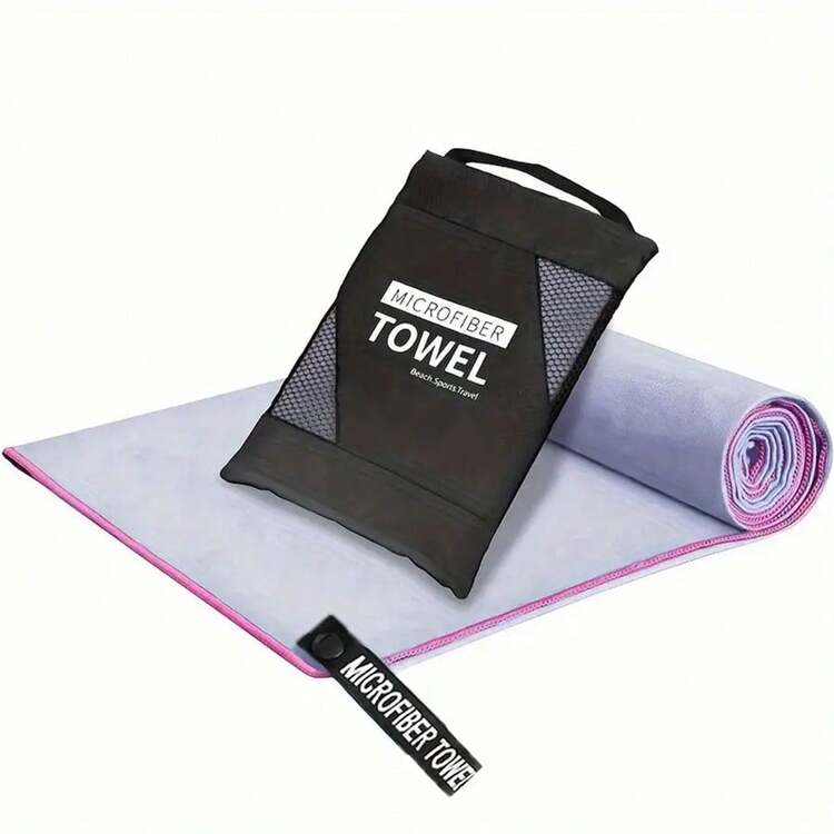 超强吸水轻便运动毛巾，超细纤维旅行毛巾，速干毛巾，露营毛巾，健身毛巾，沙滩毛巾，适用于健身房、徒步旅行、泳池、背包旅行、沐浴、瑜伽、游泳等多种场合。 - 彩色 - 查看 51