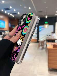 Esta elegante funda es compatible con los modelos  17, 16, 15, 14 Pro Max, 13, 12, 11, XR y XS Plus. Fabricada en silicona TPU, ofrece protección contra golpes y caídas, además de una sensación superior. Es un regalo ideal para familiares, amigos y seres queridos, y una opción perfecta para San Valentín.fundas para ,fundas,accesorios para celular,fundas para celular,fundas para  13,funda  13,funda  16,funda  17 pro max,funda  15,fundas para  16,fundas  11,fundas - Negro - Ver 6
