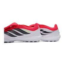 Adidas 男女通用足球鞋，Falcon LEAGUEFTTF，男士和女士足球训练鞋，轻便舒适，适合日常锻炼，JR7873 - 亮紅/一號黑/白 - 查看 10