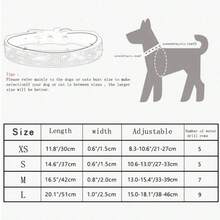 DC007 Adjustable Soft Dog Collar: Features A Cute Multicolored Floral Print In Pink, Suitable For XS, Small, Medium, And Large Pets, Perfect For Walks, Runs, And Training For Both Girls And Boys. - Pink - View 4
