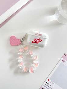 Husă transparentă la modă pentru căști Bluetooth, pictată în formă de inimă, compatibilă cu husa , căști, husă Pro 3, Pro (a doua generație), 3, Pro, 1/2, 4 - Multicolor - Vizualizare 4