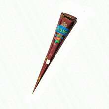 1张棕色海娜临时纹身贴纸，半永久防水海娜纹身贴纸，适用于临时人体彩绘和纹身设计