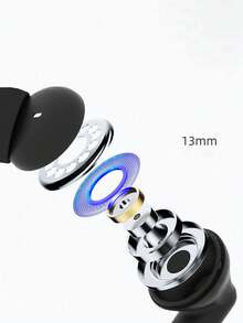 Wireless Bluetooth Earbuds With Microphone, Lightweight Semi-In-Ear Design For All-Day Comfort, Immersive Bass And Clear Calls, 24-Hour Battery Life With Charging Case, Stable Connection With Android Devices, Suitable For Music, Workout, Travel And Daily Use - 白色 - 查看 3