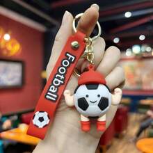 1pc World Cup Football Keychain, Cartoon Football 3D Figurine Keyring, Suitable For Daily Use, Festivals, Parties, Gift For Friends - Multicolor - View 11