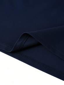 Áo thun ngắn tay có mũ trùm đầu GRDR dành cho nam, kiểu dáng thể thao mùa hè, màu trơn tối giản, phù hợp cho chạy bộ và mặc hàng ngày. - Màu xanh hải quân - Xem 6