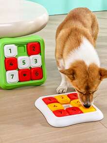 1个新款益智趣味防滑可移动井字棋慢食宠物玩具，适合小型/中型犬猫，可用于训练、嗅闻、陪伴和增进感情。 - 彩色 - 查看 13