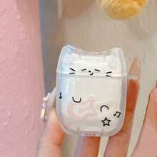 1 套全新可爱猫咪造型无线蓝牙耳机保护套，兼容苹果 Pro 第三/四代 - 彩色 - 查看 9