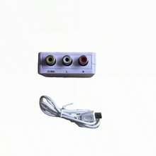 Mini Convertidor de Video HDMI2AV con Escaler 1080P - Blanco - Ver 2