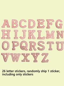 1个字母图案旅行首饰盒，便携式拉链首饰收纳盒，女士礼品盒，PU皮革防水首饰盒，可收纳戒指、吊坠、耳环、项链 - 送给女孩和女士的理想礼物，女士旅行、度假、秋季、万圣节必备收纳盒 - 彩色 - 查看 27