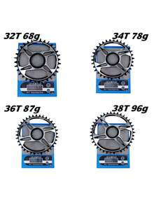 ZRACE 12速 32T/34T/36T/38T 7075铝合金链轮，适用于直装式曲柄、FC-M9100、FC-M8100、FC-M7100、CRM95、CRM85、CRM75链轮 - 銀色 - 查看 10