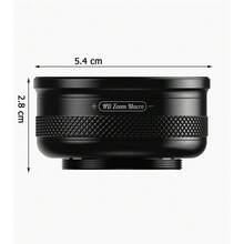 APEXEL 10-20X Zoom Macro Lens For IPhone - Professional Smartphone Macro Photography Lens, Compatible With Almost All Smartphones - Black - View 5