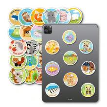 50pcs Cute Animal Positive Energy Waterproof Creative Stickers, Computer, Mobile Phone Case, Guitar, Desktop, Water Bottle, Suitcase, Skateboard, Refrigerator DIY Stickers, Hand Account Decoration Personalized Material Stickers - Multicolor - View 10