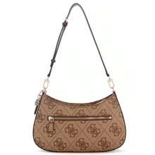 Guess Noelle Ii Top Zip Shoulder Bag |  | Women Shoulder Bags - 棕色 - 查看 2