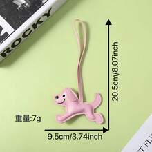 Fashionable Brand Dalmatian Leather Lanyard Small Dog Pendant Cute Cartoon Puppy Car Key Chain Keyring,Purse Charms - Multicolor - View 10