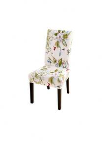 1/2/4/6pcs Printed Milk Silk High Back Chair Covers, Random Pattern Cutting, Modern Polyester Stretch Dust-Proof & Washable Slipcovers For Living Room, Dining Room, Bedroom - Multicolor - View 11