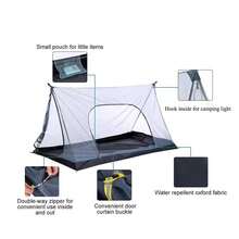 Camping Mosquito Net, Suitable For Shelter, Mosquito Net, Camping Screen Room, Ultra-Light, Breathable Mesh, Double-Layer Zipper Mosquito Net - Multicolor - View 6