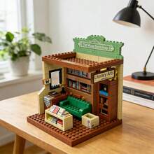 644 Stücke hochschwieriges DIY Montage Bauklötze Spielzeug, Vintage Baumhaus Mori Stil Konstruktionsmodell, Heimdekoration Sammlerstück Bauklötze - FA0032 - Übersicht 1