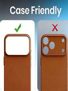 3 piezas Protector de pantalla de vidrio templado de cobertura completa compatible con iPhone 17/17 Pro/17 Pro Max/16 Pro Max/17 Air/15/14/13/12/11, anti-arañazos aplicable a protección diaria, oficina, hogar. Protector de lente de cámara a prueba de agua, a prueba de golpes, resistente a caídas y arañazos - transparente - Ver 9